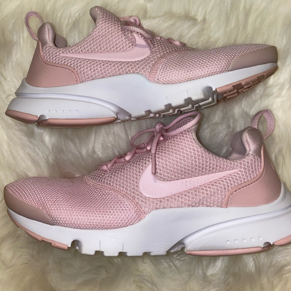 Pink Nike Presto Fly GS Running Shoes